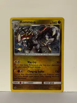 Kommo-o - 77/111 Cracked Ice Holo Rare Deck Exclusives 077/111 Near Mint Pokemon - Image 1