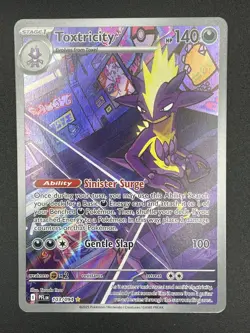 Toxtricity 103/094 Me02: Phantasmal Flames Holo IR NM Pokemon - Image 1