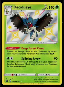 Pokemon Shining Fates: Shiny Vault #SV003/SV122 Decidueye - Image 1