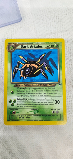 Pokemon TCG Dark Ariados Neo Destiny Card 17/105 Regular Rare - Image 2