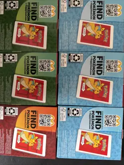 McDonald's Pokemon TCG 2025 Booster Packs New Sealed 4-Card- 6 Boxes Total - Image 2