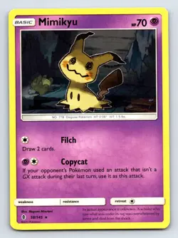 Mimikyu (SM Guardians Rising) 58/145 Rare Deck Exclusives Pokemon Near Mint - Image 1