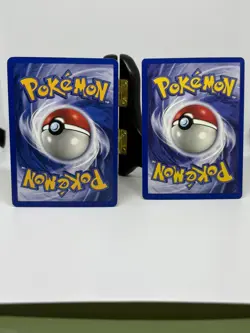 Pokemon TCG Meowth 62/82 Team Rocket AND Persian 56/130 Base Set 2 LP - Image 2