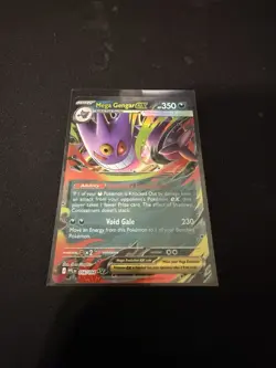 Pokemon Mega Gengar ex 056/094 Phantasmal Flames Double Rare Holo 350HP English - Image 1
