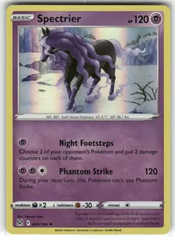 Spectrier 081/196 Lost Origin Holo Pokemon TCG - Image 1