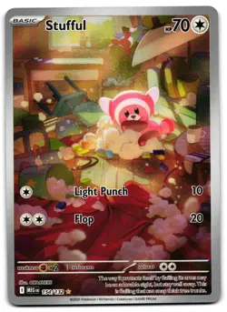 Stufful 154/132 - 🌊 Mega Evolution Illustration Rare Pokemon TCG 🖤 - NM - Image 1