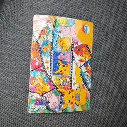 Eevee Holo POCKET MONSTERS VENDING PRISM STICKER 464 PIKACHU & FRIENDS MOVIE - Image 3