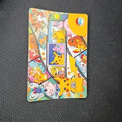 Eevee Holo POCKET MONSTERS VENDING PRISM STICKER 464 PIKACHU & FRIENDS MOVIE - Image 4