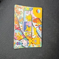 Eevee Holo POCKET MONSTERS VENDING PRISM STICKER 464 PIKACHU & FRIENDS MOVIE - Image 5