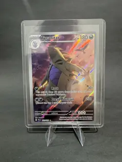 Pokemon TCG Tyranitar Scarlet & Violet Paldea Evolved Holo Card 222/193 - Image 1