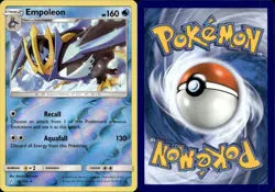 Pokemon TCG Empoleon Cosmic Eclipse 56/236 Reverse Holo Rare LP - Image 1
