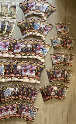 98 Lost Origin Sealed Pokemon Pack Lot - Sleeved Blister & Loose Packs - Image 4