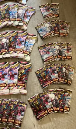 98 Lost Origin Sealed Pokemon Pack Lot - Sleeved Blister & Loose Packs - Image 5