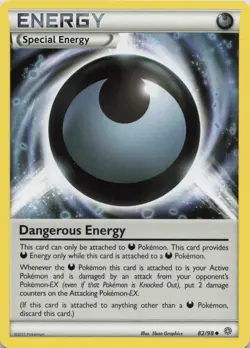Dangerous Energy 82/98 Uncommon Ancient Origins Pokemon Near Mint - Image 1