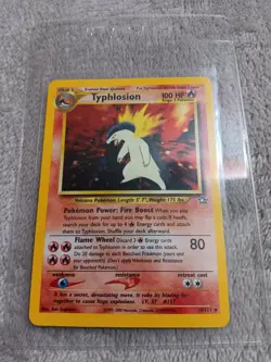 Pokemon Typhlosion 18/111 Holo Rare Neo Genesis Vintage 1995-2000 - Image 1