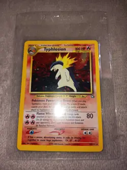 Pokemon Typhlosion 18/111 Holo Rare Neo Genesis Vintage 1995-2000 - Image 3
