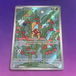 Pokemon Shuckle 136/132 Me01: Mega Evolution Illustration Rare Holo - Image 1