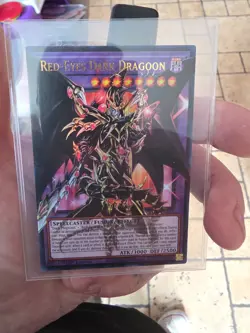 2926 Yugioh Rarity Collection 5 Extended Art UR Red Eyes Dark Dragoon - Image 1
