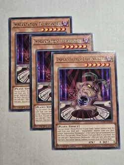 Yugioh x3 Impcantation Talismandra WISU-EN044 Rare 1st Edition - Image 1