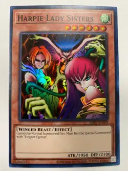 Harpie Lady Sisters MRD-EN009 Super Rare Unlimited Near Mint Yugioh - Image 1