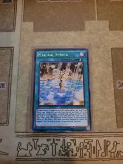 YUGIOH MAGICAL SPRING MP15-EN108 SECRET 1ST ED NM - Image 1