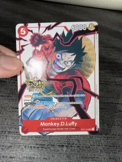 Carte One Piece Monkey.D.Luffy ST01-012 3rd Anniversary Anglais / English Card - Image 3