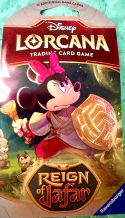Disney Lorcana TCG *Reign of Jafar Sleeved Booster Pack* - Image 1