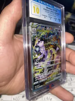 CGC 10 Perfect Pokemon Card Mewtwo Vstar SAR 221/172 Vstar universe Japanese - Image 2
