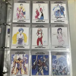 Neon Genesis Evangelion Illustration Card Set of 9 - Image 1