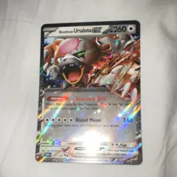 POKEMON BLOODMOON URSALUNA EX 141/167 SV06 DOUBLE RARE HOLO 260HP - Image 1