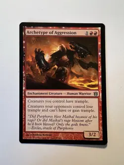 Archetype of Aggression - MTG Born of the Gods - NM - Image 1