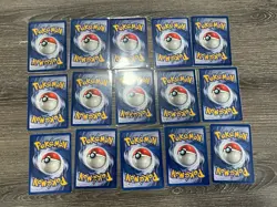 Pokemon TCG WOTC Vintage FOSSIL Complete Non Holo Set 16 - 62 Rares Gengar - Image 3