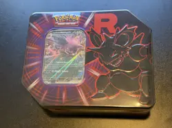 Pokemon TCG Team Rocket Tin Nidoking EX - 5 Booster Packs NEW/SEALED - Image 1