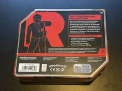 Pokemon TCG Team Rocket Tin Nidoking EX - 5 Booster Packs NEW/SEALED - Image 3