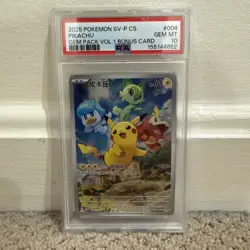 2022 Pokemon Chinese SV-P Scarlet Violet Pre-Order #001 Pikachu PSA 10 GEM MINT - Image 1