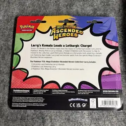 Pokemon Ascended Heroes 2-Pack Blister Larry's Komala (Factory Sealed) - Image 3