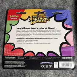 Pokemon Ascended Heroes 2-Pack Blister Larry's Komala (Factory Sealed) - Image 4