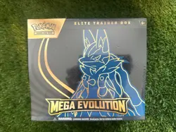 Pokemon TCG Mega Evolution Lucario Elite Trainer Box (ETB) NEW SEALED - Image 1