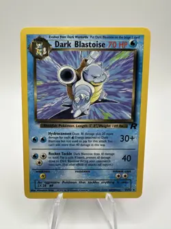 Dark Blastoise 20/82 Team Rocket Unlimited Rare Non Holo Pokemon TCG LP Arita - Image 1