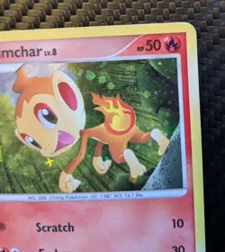Chimchar DP02 Promo Diamond and Pearl Holo Pokemon TCG LP 2007 Almost Vintage - Image 3