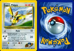 KOGA'S PIDGEY 80/132 COMMON GYM CHALLENGE POKEMON UNLIMITED LP - Image 3