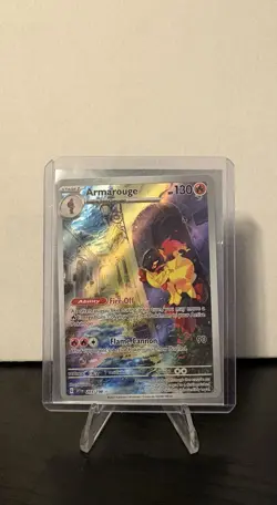 Pokemon TCG Armarouge Scarlet & Violet Holo Illustration Rare NM - Image 2