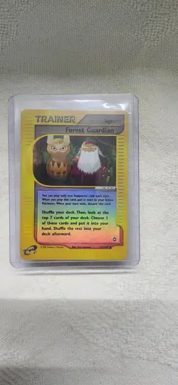 2002 Pokemon Forest Guardian 123/147 Holo Trainer - Image 1