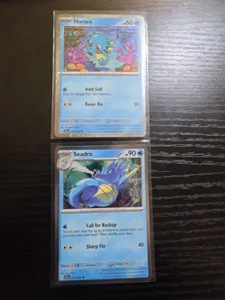 Pokemon TCG: Horsea 010/064 Seadra 011/064 Cosmos Promo Holo Shrouded Fable NM/M - Image 1