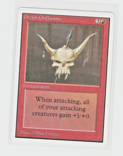Magic the Gathering ~ MTG ~ 1x Orcish Oriflamme ~ UNLIMITED ~ MP ~ - Image 1