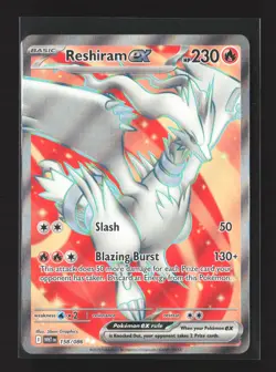 Pokemon SV: White Flare #158/086 Ultra Rare,Holo Reshiram ex - Image 1