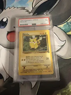 Pokemon 1999 Jungle PIKACHU #60 PSA 7 RARE - Image 1