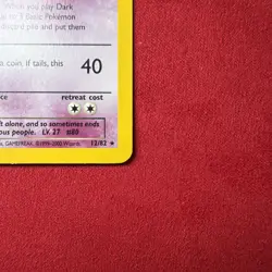 Pokemon TCG Dark Slowbro 12/82 1st Edition Team Rocket Holo Rare LP/NM - Image 4