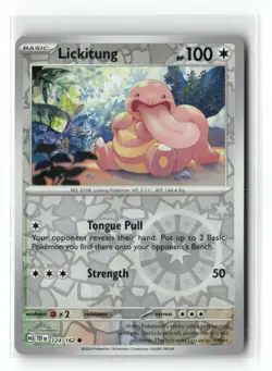 Lickitung 124/162 Common Temporal Forces Pokemon Reverse Holo Near Mint - Image 1