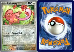 Lickitung 108/165 Common 151 Pokemon Reverse Holo Near Mint - Image 3